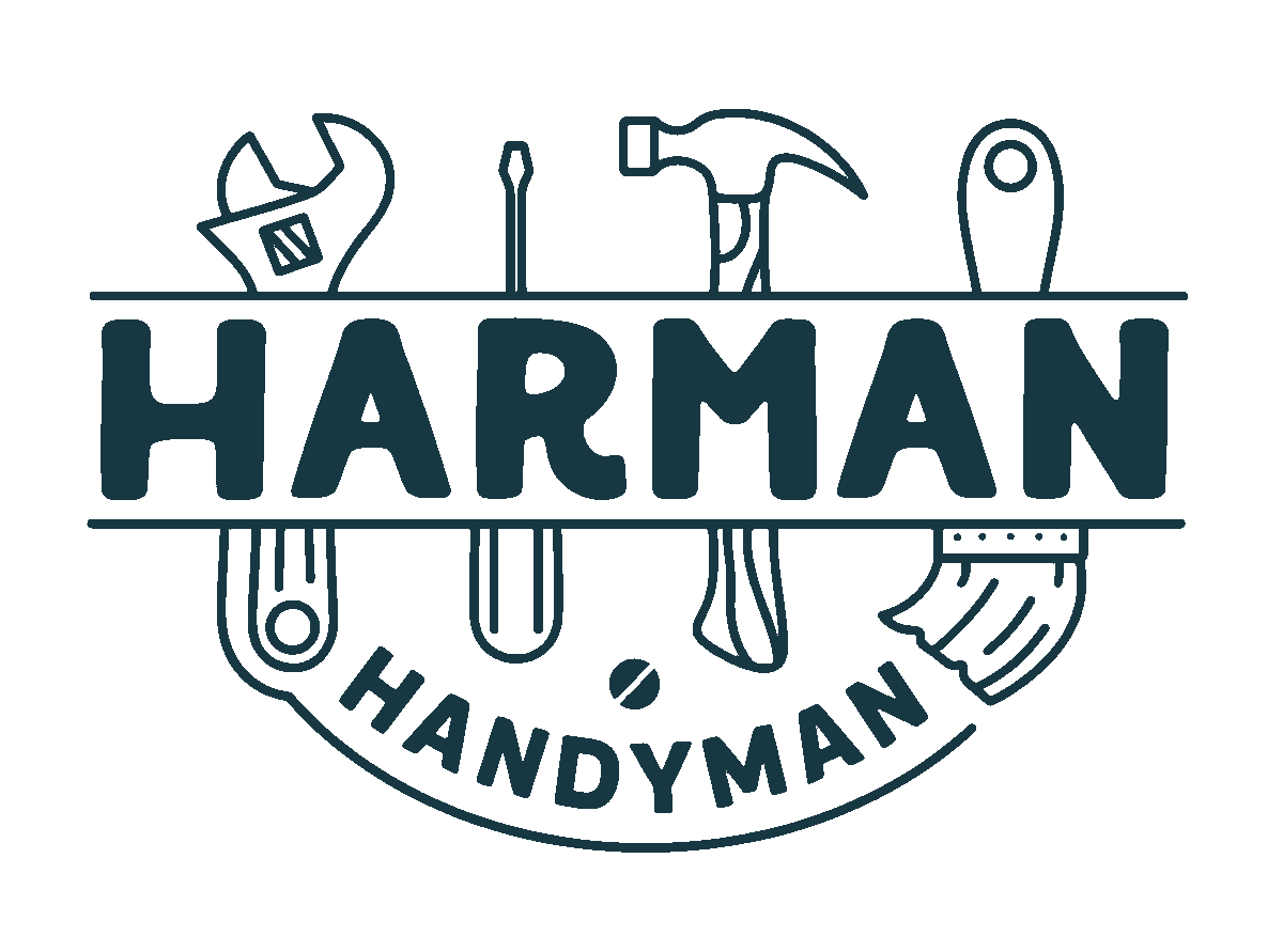Harman Handyman wordmark in teal